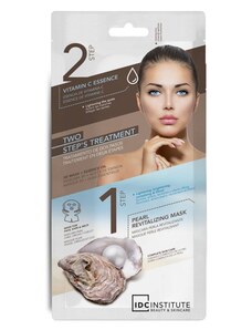 IDC Institute IDC 2 Step Pearl Revitalizing maska 2v1 pro revitalizaci a rozjasnění pleti 35+5g