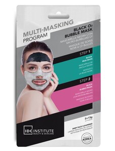 IDC Institute IDC Multi maska Black O2 Bubble Hloubkově čistící, revitalizační 5+15g