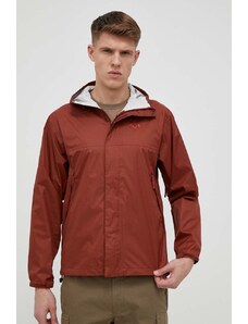 Nepromokavá bunda Helly Hansen Loke pánská, hnědá barva, 62252-402