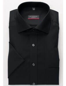 Košile Eterna Modern Fit "Uni Popeline" s krátkým rukávem černá 1100C187_39
