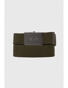 Pásek Alpha Industries zelená barva, 100906.11-Olive