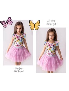 Dívčí tričko s motýlky | Lily Grey
