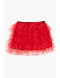 Koton Tutu Skirt Elastic Waist Layered Lined