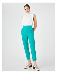 Koton Basic Cigarette Fabric kalhoty s kapsou