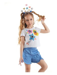 mshb&g Eyes Girl Child T-shirt Shorts Set