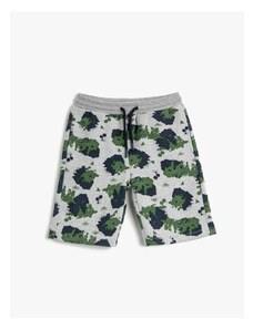 Koton The shorts have an elasticated waist, fastening, and print. With pockets.
