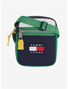 Tommy Hilfiger Zeleno-modrá pánská taška přes rameno Tommy Jeans Heritage - Pánské