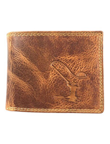 Swifts Luxusní celokožená peněženka s rybářem RYB02
