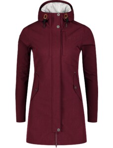 Nordblanc Vínový dámský jarní softshellový kabát FITTED