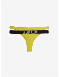 Žlutý dámský spodní díl plavek Calvin Klein Underwear - Dámské