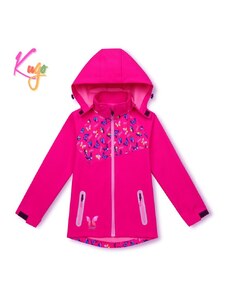Dívčí nezateplená softshellová bunda KUGO HK3123 - růžová