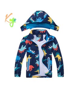 Chlapecká jarní / podzimní bunda KUGO B2849 - tmavě modrá