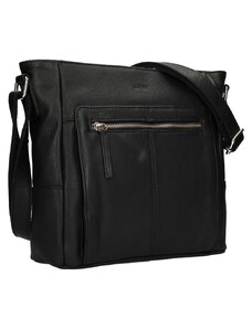 Dámská kožená kabelka Lagen 1437 černá
