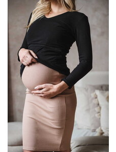 milk & love Těhotenská sukně Tummy Beige