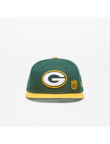 Kšiltovka New Era Green Bay Packers Team Arch 9FIFTY Snapback Cap Green/ Yellow