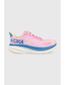 Běžecké boty Hoka Clifton 9 fialová barva, 1127896