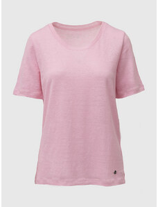Dámské světle růžové lněné tričko Toni