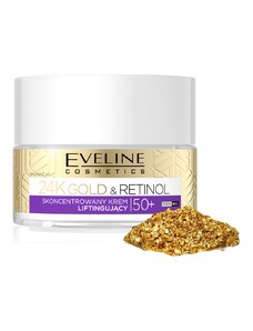 Eveline cosmetics Gold & Kolagen Liftingující peťový krém 50+ 50 ml