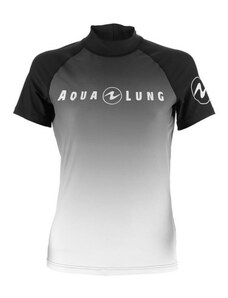 Aqualung dámské tričko RASHGUARD RADIENCE, černá/bílá