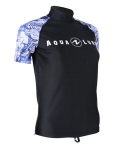 Aqualung dámské tričko RASHGUARD AQUA, fialová/bílá