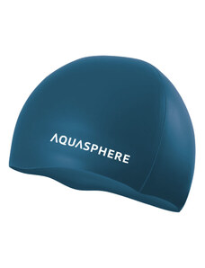 Aqua Sphere plavecká čepice PLAIN SILICONE CAP - zelená/bílá