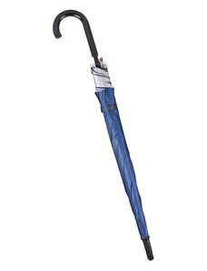 Lex Automatický deštník se zakřivenou rukojetí 100 cm tmavě modrý