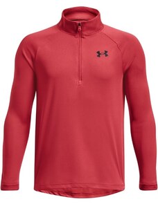 Mikina Under Armour UA Tech 2.0 1/2 Zip-RED 1363286-638