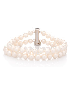 Buka Jewelry | Dvojitý perlový náramek 6 AA BR025