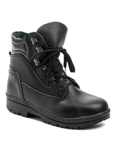 Arno Livex 410 černá líc pánská zimní kotníčková nadměrná obuv