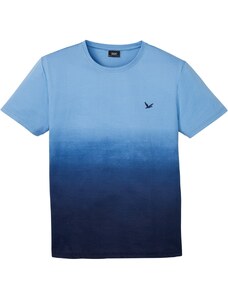 bonprix Tričko s barevným přechodem Modrá