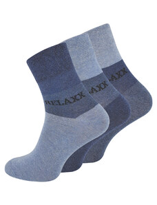 Ponožky pánské RELAXX - 3 páry - modré tóny
