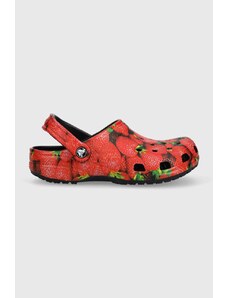 Pantofle Crocs Classic Hyper Real dámské, červená barva, 208343, 208343.643-643