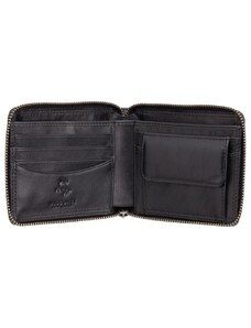 Visconti kožená peněženka na zip a funkcí Tap & Go