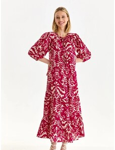 Top Secret dámské vzorované midi šaty růžové