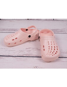 Plážové boty nazouváky gumové pantofle Camminare Free Time světle růžové