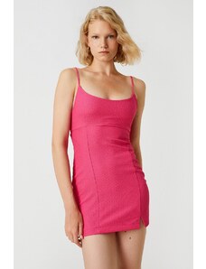 Koton Strappy Mini Dress U Neck