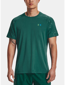 Under Armour Tričko UA Rush Emboss SS-GRN - Pánské