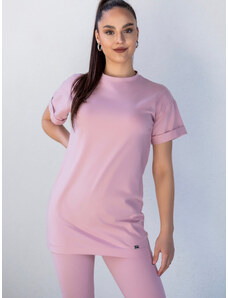 VERSABE Dámské prodloužené tričko VSB CASANDRA růžové