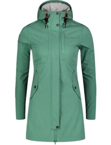 Nordblanc Zelený dámský jarní softshellový kabát FITTED