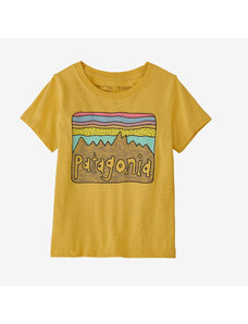 Patagonia Baby Regenerative Organic Certified T-Shirt Surfboard Yellow