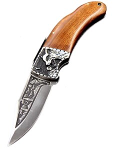Outdoorový skládací nůž 20,5cm/12cmcm/Vlk