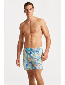 PLAVKY GANT CF TROPICAL PRINT SWIM SHORTS modrá XXL