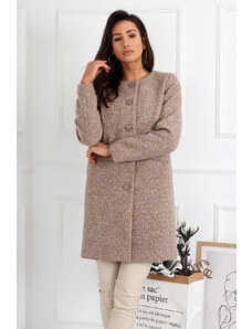 Merce Coat Aida Brown