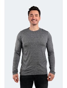 Pánské tričko Slazenger Crew Neck Plain Dark Grey