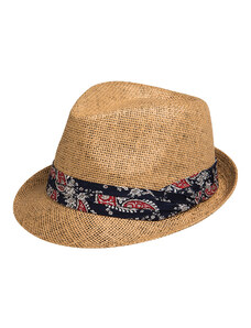 Karfil Hats Unisex letní klobouk Cowley hnědý