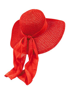 Karfil Hats Dámský letní klobouk Victorien červený