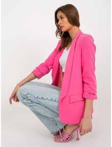 Fashionhunters Růžové elegantní sako Adely