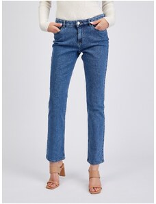 Orsay Modré dámské straight fit džíny - Dámské