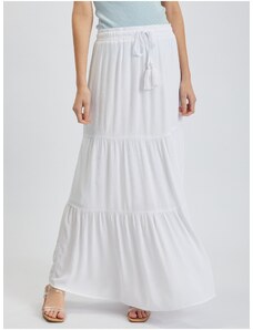 Orsay Bílá dámská maxi sukně - Dámské