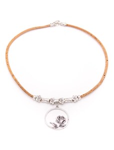 Ecopeople Korkový náhrdelník - Růže